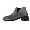 Ctreela Vintage Cutout Ankle Boots for Women Chunky Stacked Western Boot Slip on Short Boots Dressy Casual Wedges Booties view 1