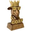Crown Awards G.O.A.T. Sculpture Trophy, 7" Customizable Award - Add Your Own Engraving view 4