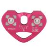 High Load Bearings Pulley and MountaineeRings and rc Trailer Pulley, for Long-Lasting Aviation Aluminum Double Shaft Climbing Pulley, for Rock Climbing Accessory (Claret) view 1