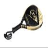 Dunlop Sports Aero-Star Lite Padel Racket, Black/Gold view 4