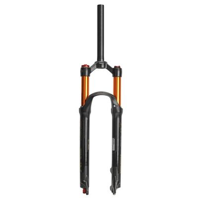 LvTu Suspension Forks 26/27.5/29 inch for Bike with Rebound Adjustment Straight/Tapered Quick Release (Color : Straight Manual, Size : 26)