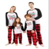 Onancehim Christmas Pajamas Set for Family, Funny Matching Christmas Elements Printed Pjs Sets for Adults Women Men Holiday Xmas Pajama Lounge Sleepwear Pj Set for Couple(Youth,6-8T,White) view 1