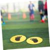 NOLITOY 2pcs Football Training Floor Markers Signs for Soccer Practice Fun Landmark Discs for Football Skills Development Suitable for Sports Training view 2
