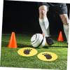 NOLITOY 2pcs Football Training Floor Markers Signs for Soccer Practice Fun Landmark Discs for Football Skills Development Suitable for Sports Training view 3