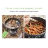 Camping Cooking Set,Outdoor Cookware Set, Aluminium Oxide with Accessories Pans Pot Mess Kit for 1 To 3 People Camping, Portable and Lightweight Camping Accessories for Outdoor Camping Hiking Picnic view 4