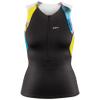 Garneau Women's Vent Tri Sleeveless Top, Black Multicolor Vision, X-Large view 1