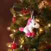 FOCO Detroit Lions NFL Holiday Plush Unicorn Ornament view 2
