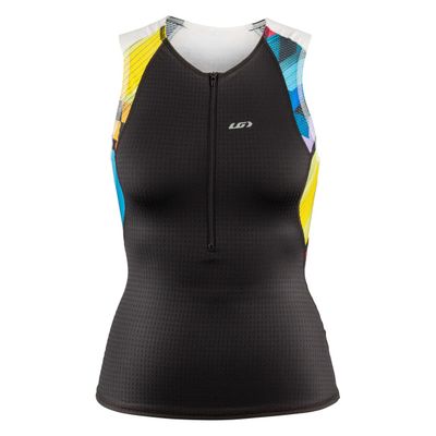 Louis Garneau Women's Vent Sleeveless Tri Top (Small, Black)