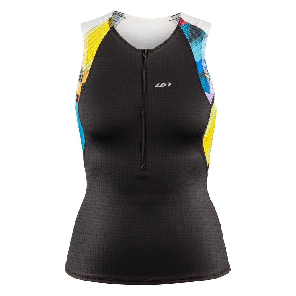 Louis Garneau Women's Vent Sleeveless Tri Top (Small, Black)