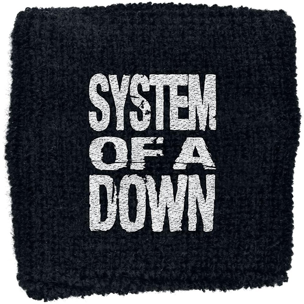 System Of Down Band Logo Embroidered Sweatband Size One Size