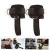 Sosoport 4pcs Gym Cable Attachment Fitness Ankle Strap Tool for Leg Stretching Hip Abduction Cable Kickback Ankle Straps view 2