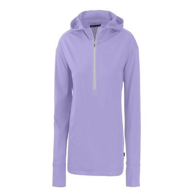Cutter & Buck Daybreak Eco Recycled Womens Half Zip Hoodie