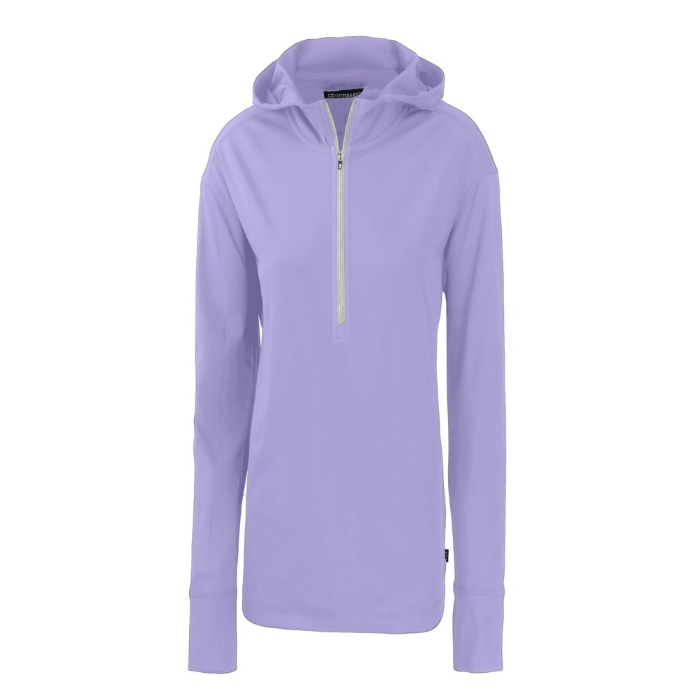 Cutter & Buck Daybreak Eco Recycled Womens Half Zip Hoodie