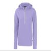 Cutter & Buck Daybreak Eco Recycled Womens Half Zip Hoodie view 1