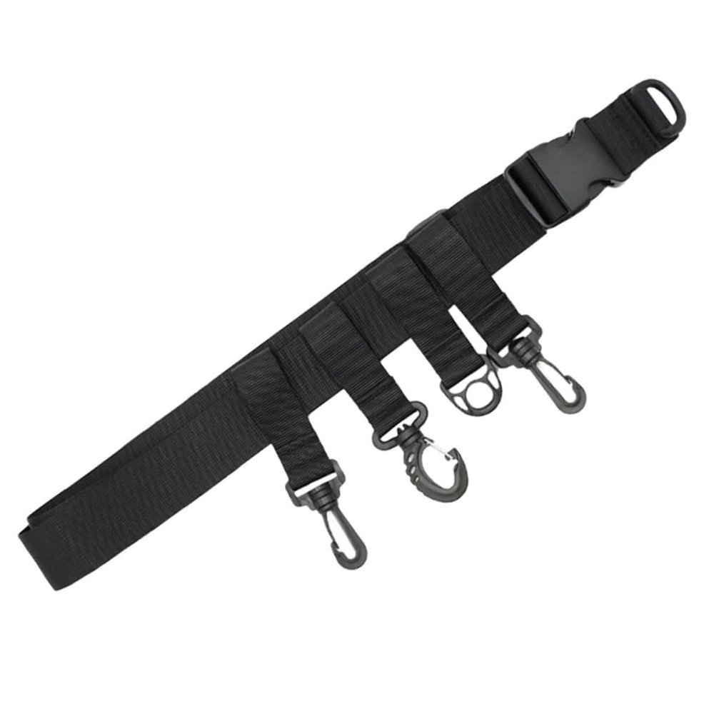 Sosoport 2pcs Fishing Belt Hooks and Tools Fly Freshwater Angler Tackle Kit Lightweight Portable Wading Waist Pack