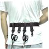 Sosoport 2pcs Fishing Belt Hooks and Tools Fly Freshwater Angler Tackle Kit Lightweight Portable Wading Waist Pack view 3