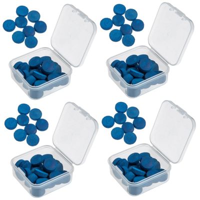 VANZACK 120pcs Replaceable Pool Cue Tips Billiard Cue Tips Portable Billiard Accessories
