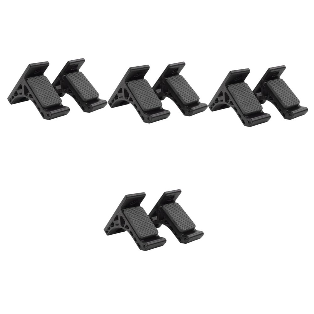 VANZACK 4pairs Wall-Mounted Bow Storage Stand Adhesive Backing Bow Hanger for Display and Organization Suitable for Easy Installation and for Arrows