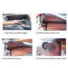 2PCS Suitcase Universal Whee, Silent Row Replacement Luggage Caster with Large Multi Holes, Suitcase Wheel Set for Repair and Replacement view 4