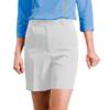 Monterey Club Women's Classic Stretch Golf Shorts #2834 (White, Size:8) view 1
