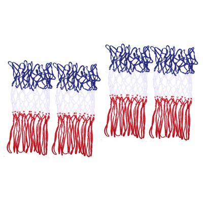 Sosoport 4pcs Basketball Hoop Net Replacement Shot Training Net Basketball Supplies
