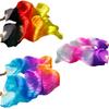 Adhdyuud Belly Dance Silk Fan Long Silk Fans 1 Pair Handmade Gradient Color Practice Dancing Fans Belly Dancing Fan4 2XL-250x90Real Silk view 2