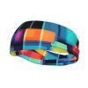 Square Geometry Diagram Sports Headband for Both Men and Women, Suitable for Running, Yoga, Basketball, Elastic Moisture Band. view 1