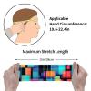 Square Geometry Diagram Sports Headband for Both Men and Women, Suitable for Running, Yoga, Basketball, Elastic Moisture Band. view 3