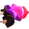 Adhdyuud Silk Belly Dance Fan Dance Silk Veils Left+Right White+Turquoise+Royal Blue AP6 M-150cm-1pair(2pcs) view 1