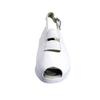 24 Hour Comfort Rosanna (2706) Women's Wide Width Low-Heel Leather Sandals White 8.5 view 2