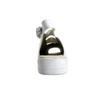 24 Hour Comfort Rosanna (2706) Women's Wide Width Low-Heel Leather Sandals White 8.5 view 4
