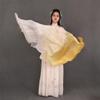 1Pair (1L+1R) Belly Dancing Real Silk Fan Veils Gradient Silk Fans Veil Classic Dance Fan for Girls Adults Picture Color 5 150cm view 4