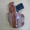 Azula OWB Leather 2 Slot Molded Pancake Belt Holster for Sig Sauer 250 320 Compact / M18 / 320 Carry/X Carry Spectre with Optic, TAN Left Hand view 2