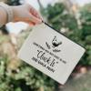 CANARY ROAD Funny Chicken Makeup Bag Cosmetic Zipper Pouch Accessory Birthday Friend College Going Away view 3