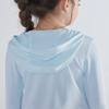 3 Pack Athletic Girls Long Sleeve Shirts with Thumb Holes, Workout Hoodies for Kids, Hooded Shirt Pullover Tops (Set 4, Small) view 3