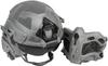 Tactical Airsoft Paintball Helmet, Full-Covered Face Protective Helmet, with HD Earphone, Visor, Anti-Fog Fan and Night Vision Device Bracket, for Halloween OutdoorCS Cosplay view 3