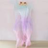 Adhdyuud Silk Belly Dance Silk Fans 1 Pair Handmade Dyed Belly Dance Long/Short Fans Dance Fans Performance Fans fs2053 2XL-280x90Real Silk view 1