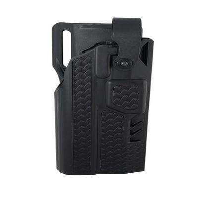 TELR X4000 Light Bearing Holster w/Duty Belt - Weave Finish for Glock 21 w/Hood