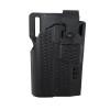 TELR X4000 Light Bearing Holster w/Duty Belt - Weave Finish for Glock 21 w/Hood view 1