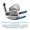 Callaway Golf Paradym AI Smoke Iron Set (Right Hand, 4-PW,AW,SW, Graphite, Regular) view 3
