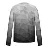 early 2046 Long Sleeve Tee Shirts for Men Graphic Marble Print Casual Pullover Big and Tall Crewneck Sweatshirts Sports Tees plaid long sleeve shirts for men Gray XL view 4