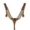 Showman Leather Hair-On Cowhide Pulling Collar view 1