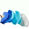 Adhdyuud 1Pair/1Pc Silk Belly Dance Veil Fans Handmade Dyed Performance Long Belly Dancing Silk Fans 1 1pair realsilk 120cm view 1