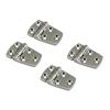 UNKOMN Marine Hardware 4PCS Stainless Steel 316 Offset Hinge with 5 Holes 57mm High Mirror Polish Marine Hinges (Color : 38X70mm) view 1