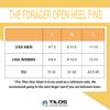 Tilos Forager Fins - Superior Underwater Performance with Innovative Design (Black, Large/ US Men's 11-15) view 2