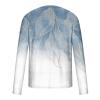 Day Prime 2045 Long Sleeve Tee Shirts for Men Graphic Marble Print Casual Pullover Big and Tall Crewneck Sweatshirts Sports Tees Workout top Long Sleeve Blue 2X view 4