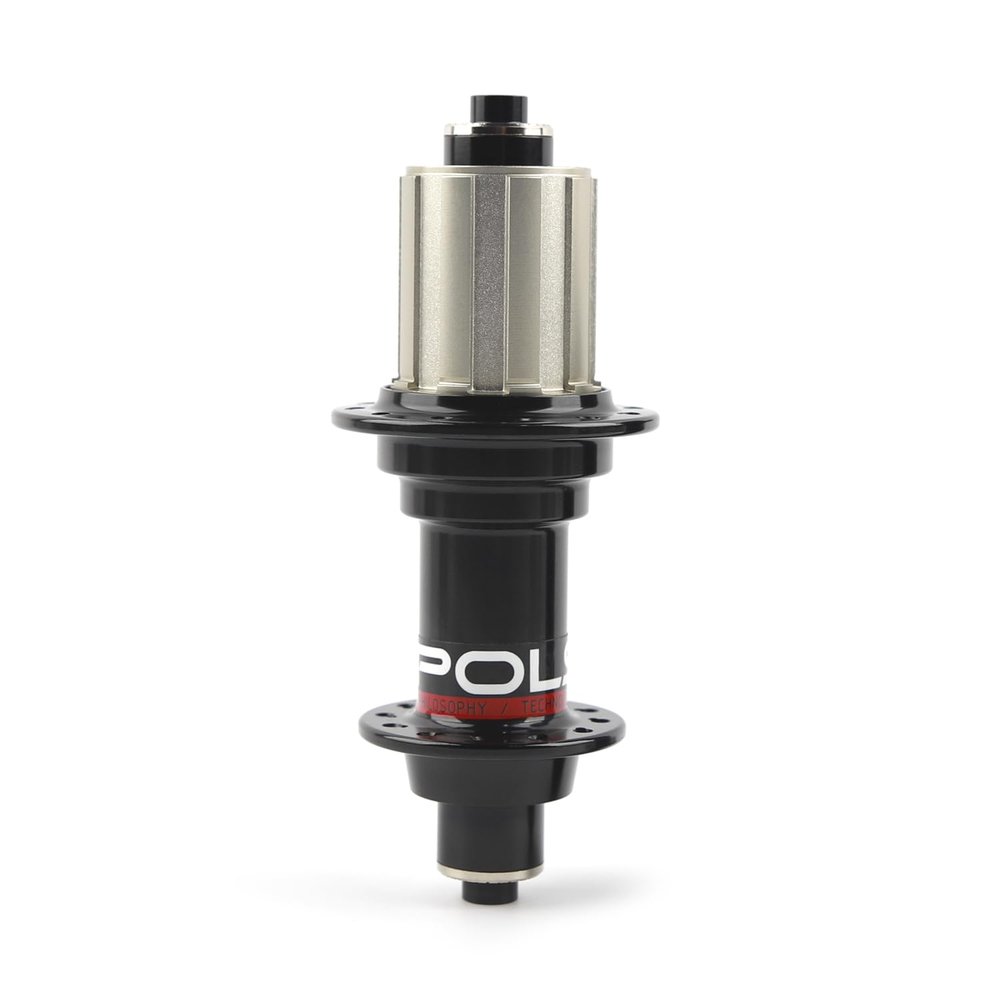 POLSO Road Bike Hub 20H 24H QR Road Bicycle Hubs 8 9 10 11 Speed Aluminum Alloy Cycle Parts (Rear 24H)