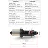 POLSO Road Bike Hub 20H 24H QR Road Bicycle Hubs 8 9 10 11 Speed Aluminum Alloy Cycle Parts (Rear 24H) view 2