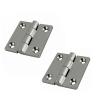 UNKOMN Marine Hardware 2PCS 316 Stainless Steel Butt Hinge with 4 Holes 38mm 50mm Mirror Polish Heavy Duty Marine Boat Hardware Hinges (Color : 50X50mm) view 1