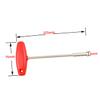 DOITOOL 2pcs Bike Spanner t Shape Sleeve Wrench Wire Adjust Tool Hexagonal Hole High Strength view 3